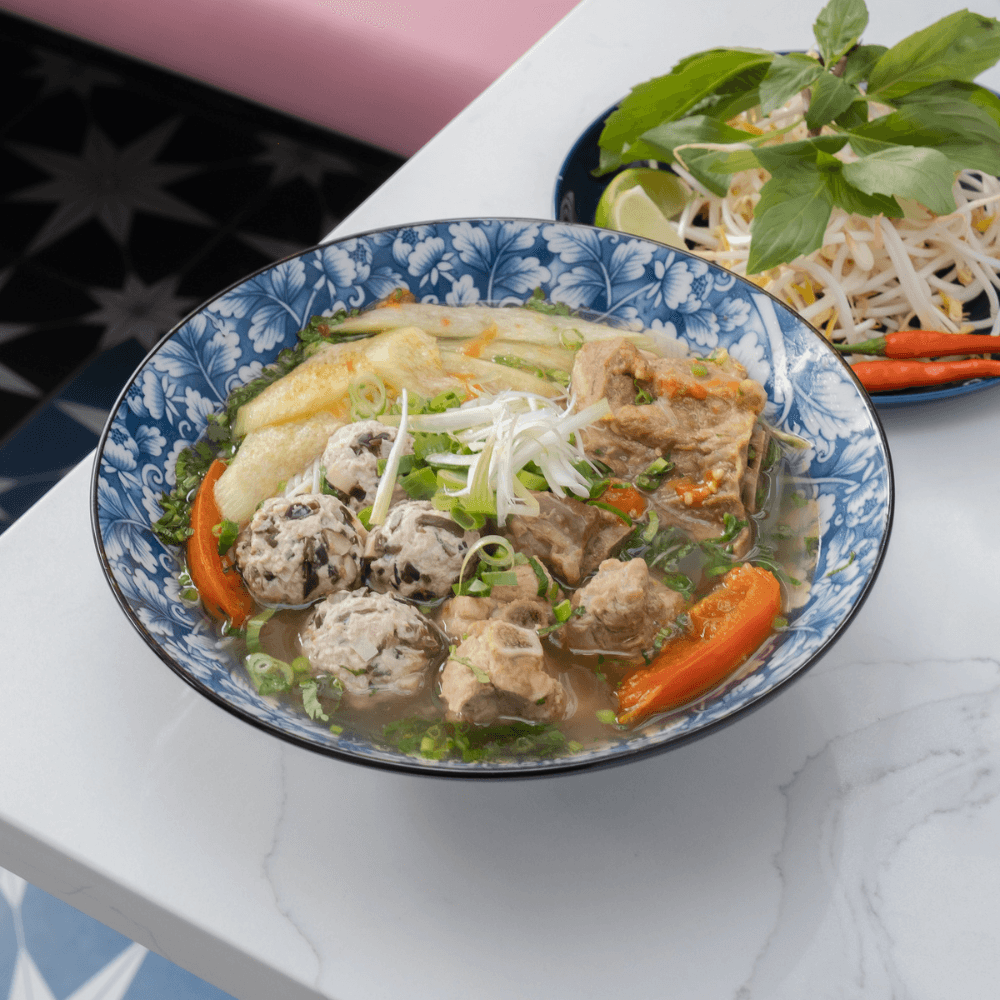 Bún Mọc Sườn Chua Hà Nội