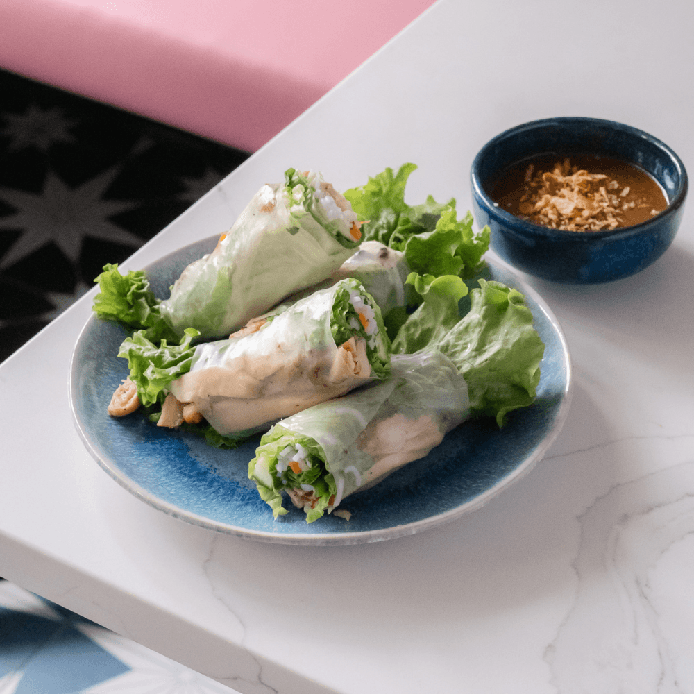 Gỏi Cuốn Gà Nướng Xả