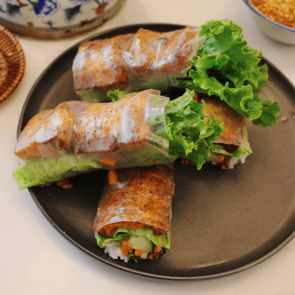 Gỏi Cuốn Đậu Phụ Chiên Ướp Xả